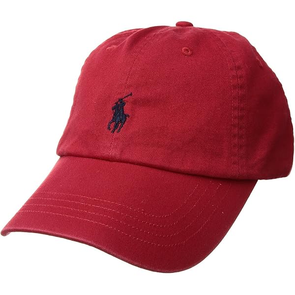 POLO Ralph Lauren コットンチノベースボール キャップ レッド コットン チノ ボール キャップ（キャップ）｜POLO RALPH LAUREN